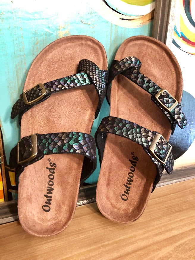 Outwoods leopard online sandals