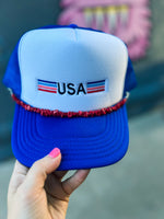 USA Stripes Trucker Cap