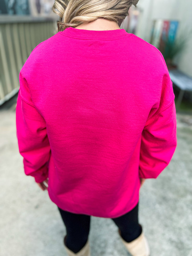 Pink Santa Baby Sweatshirt