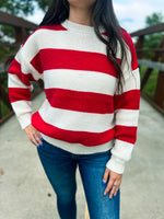 Red Striped Sweater