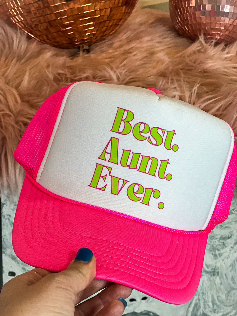 Best Aunt Ever Cap