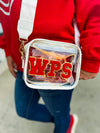 White Gameday Bag-WPS (RED)