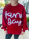 Red Gameday Sweater-Timing