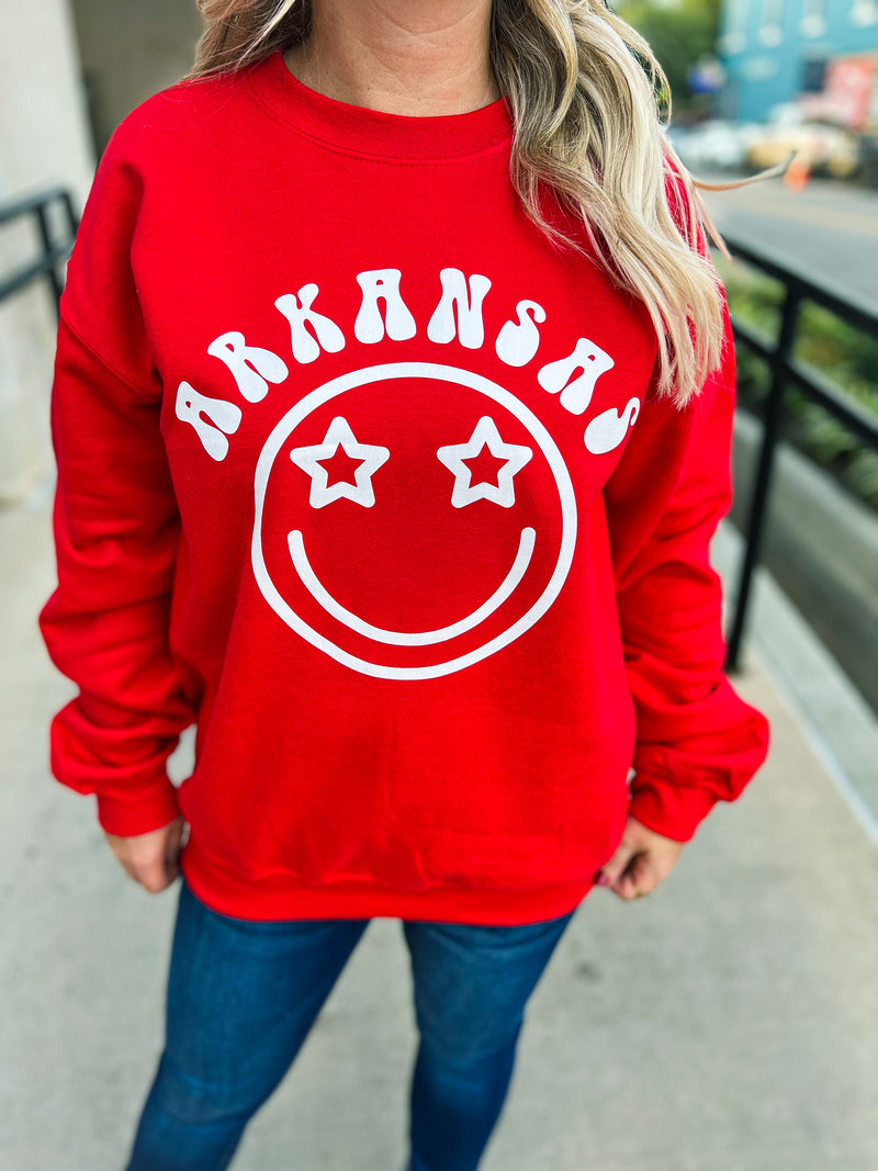 Red Arkansas Sweatshirt