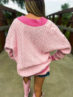 Pink Bow Cardigan