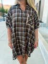 Plaid Fall Dress-Entro