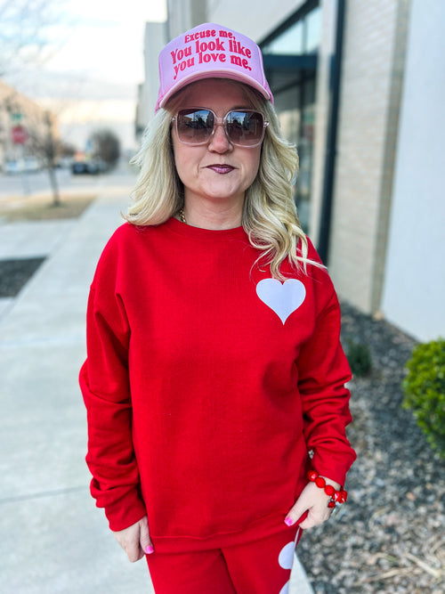 Red Heart Sweatshirt