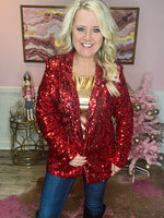 Red Sequin Jacket