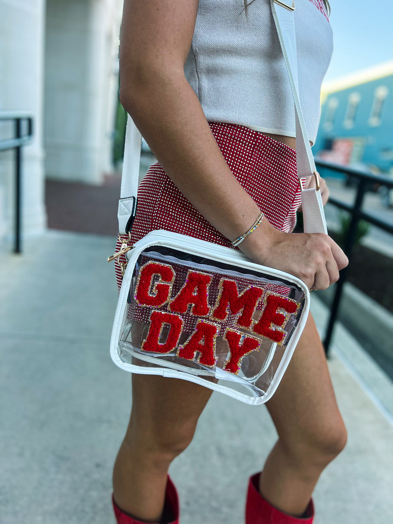 Large Gameday Bag-White