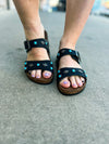 Black Southwest Sandals