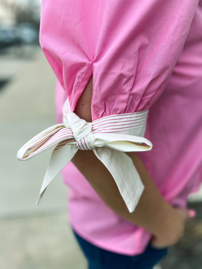 Pink Entro Bow Top