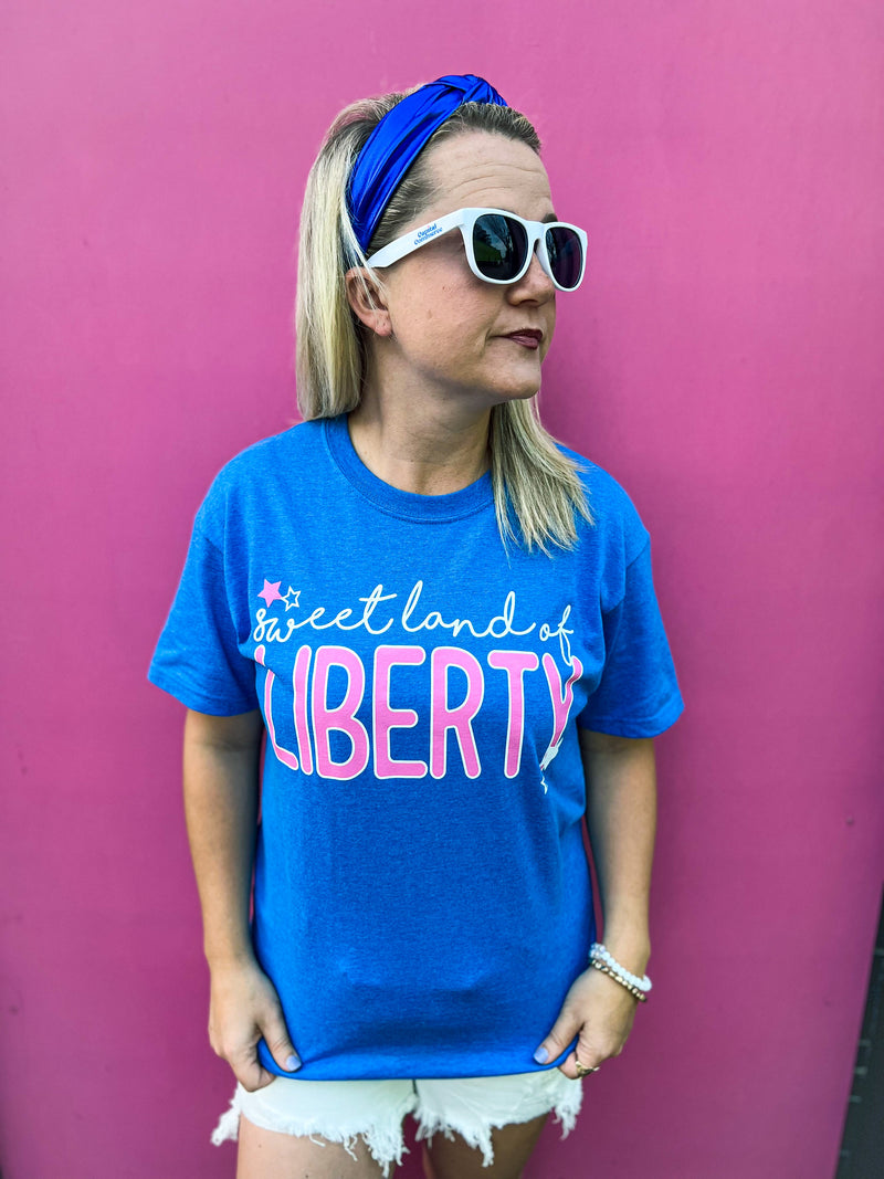 Blue Liberty Tee