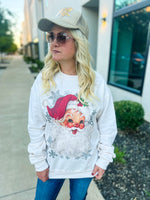 Santa Rhinestone Sweatshirt