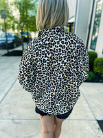 Leopard Print Dolman Top