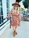 Rust Autumn Dress