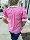 Pink Entro Bow Top