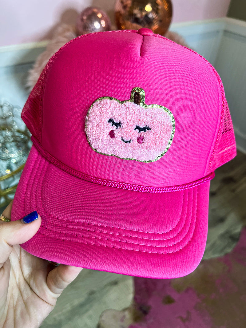 Pink Pumpkin Cap