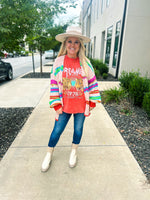 Striped Creme Multicolored Cardigan