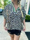 Leopard Print Dolman Top