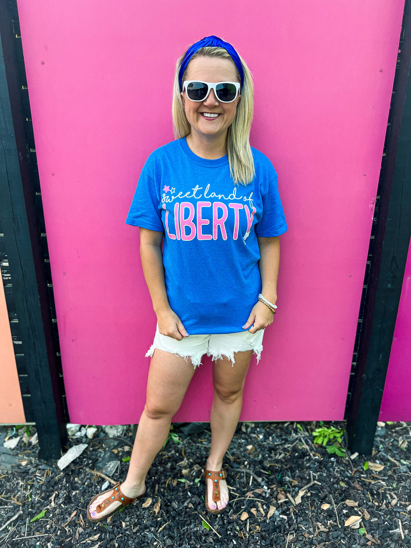Blue Liberty Tee