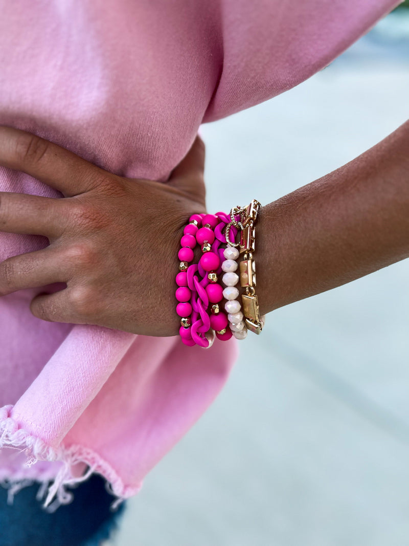 pink emma bracelet