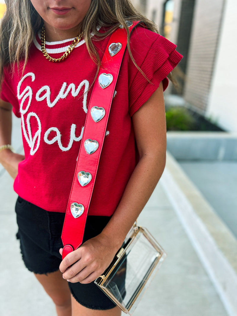 Gameday Sweater-RED