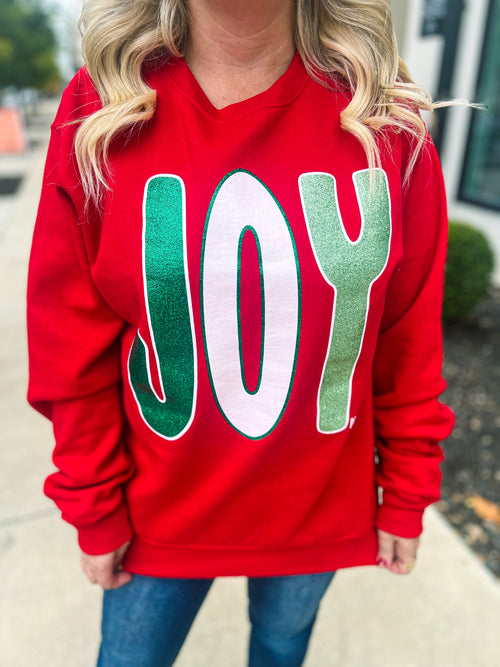 Glitter JOY Sweatshirt