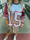 Gameday Sequin Dress-Silver