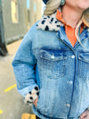 Cheetah Denim Jacket