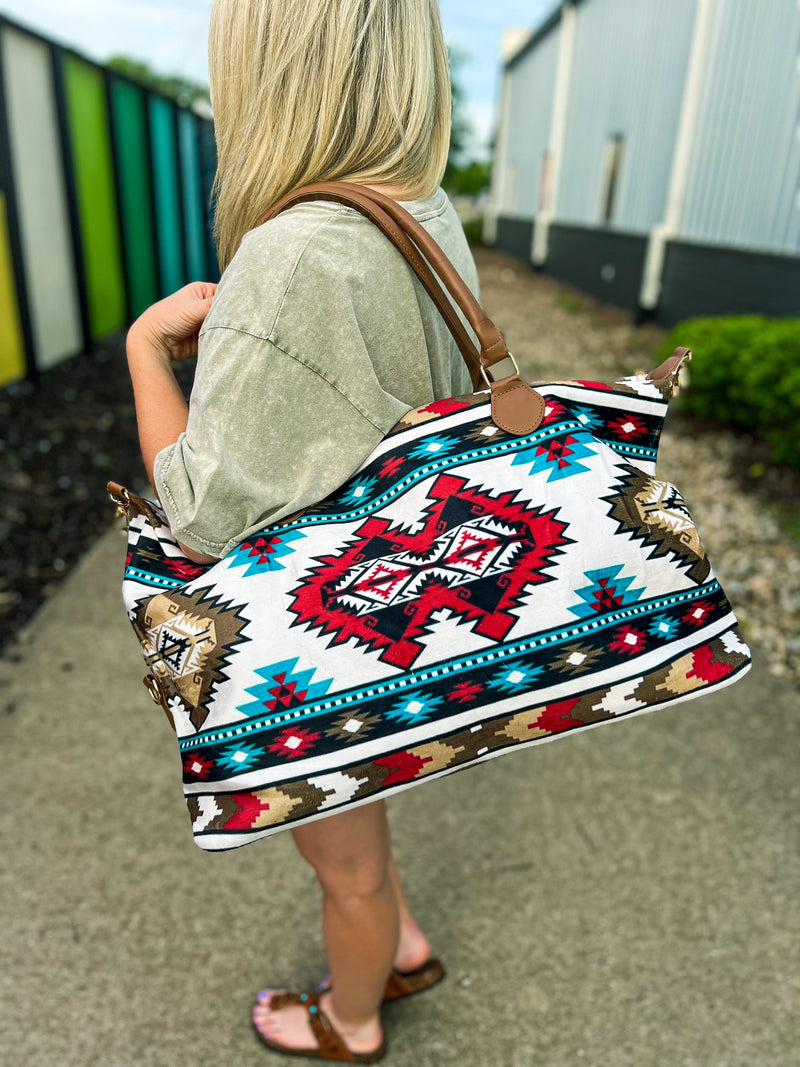 Aztec Western Weekender Bag