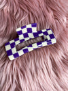 Checkered Hair Clip