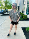 Leopard Print Dolman Top