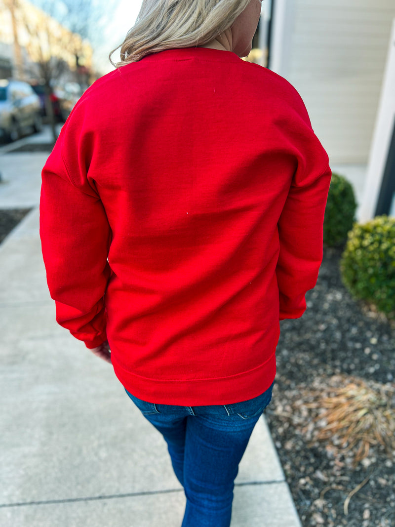 Red Valentine's Sweatshirt