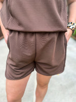 Brown Pocket Shorts