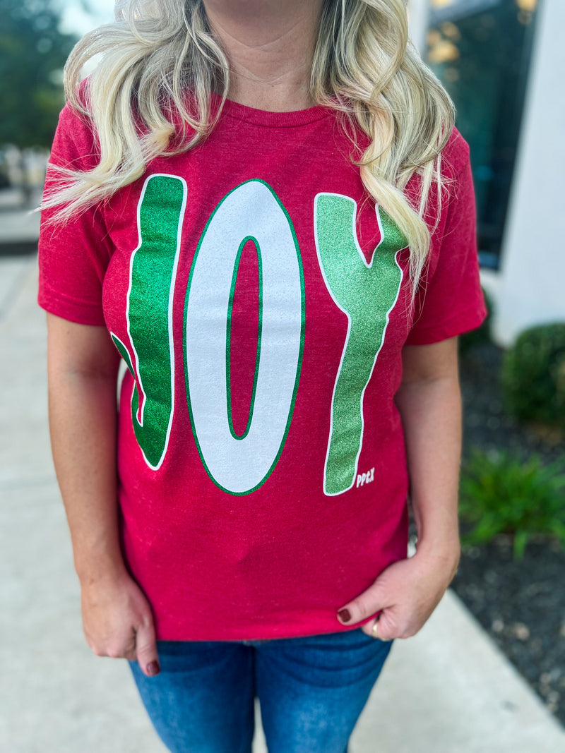 Joy Glitter Tee