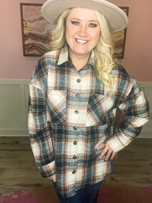 Navy Plaid Flannel