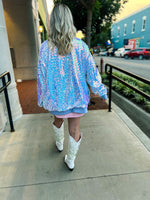Sequin Bomber Jacket