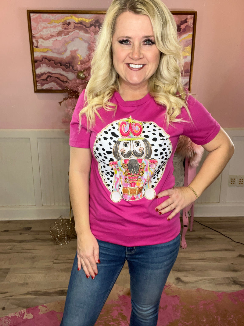 Pink Nutcracker Dalmation Tee