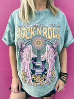 Green Rock N Roll Tee