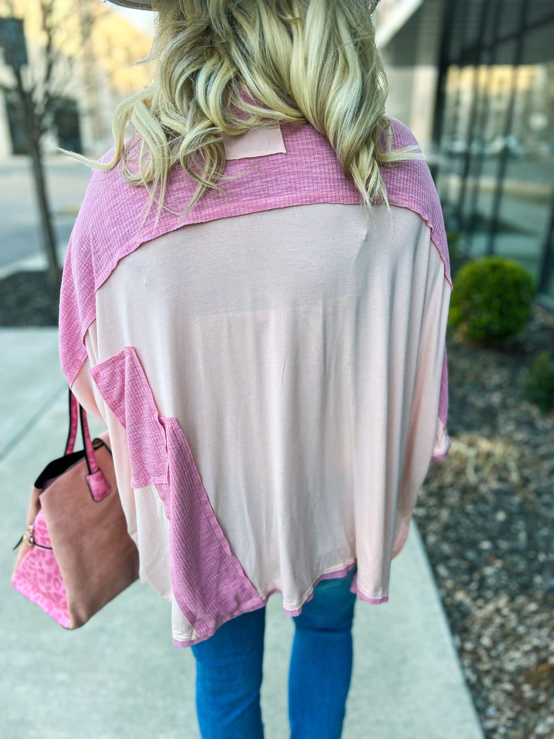 POL Blush Jersey Top