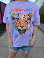 Purple Cheetah Tee