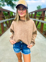 Zenana Sweatshirt-Mocha