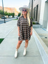 Plaid Fall Dress-Entro