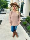 Taupe Knit Sweater