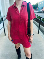 Red Pocket Dress