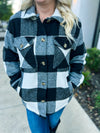 Black Plaid Shacket