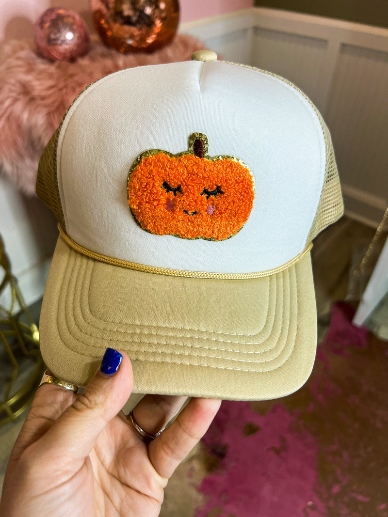 Creme Pumpkin Cap