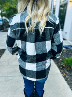 Black Plaid Shacket