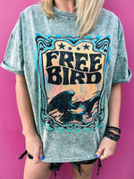 Free Bird Tee-Green