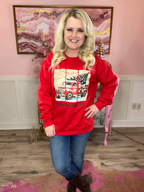 Christmas Truck Sweatshirt